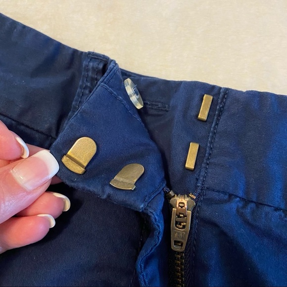 VINEYARD VINES / Navy Blue Chino Everyday Shorts Size 00 - Picture 6 of 11